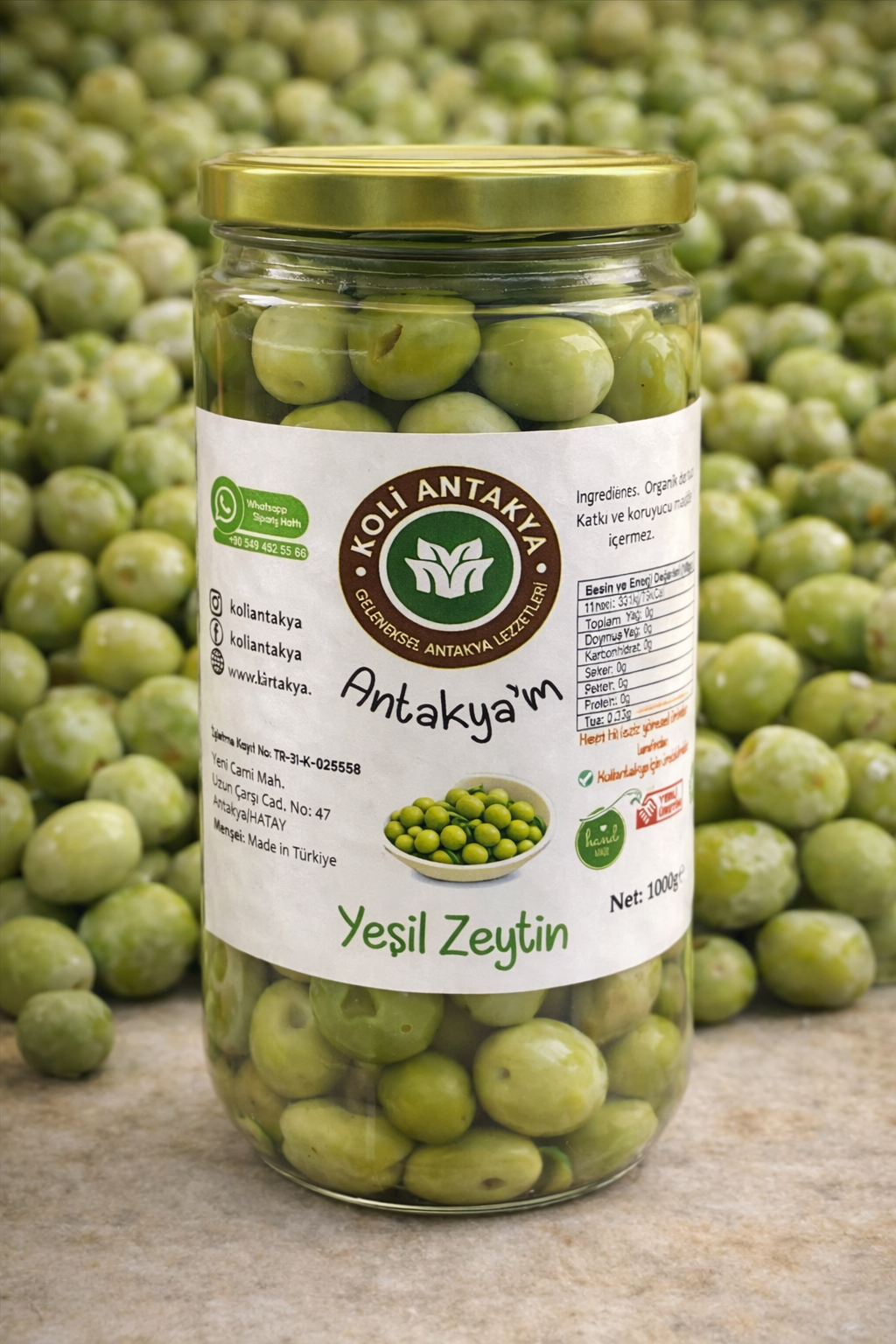 Yeşil Zeytin (Yeni Sezon) 1kg