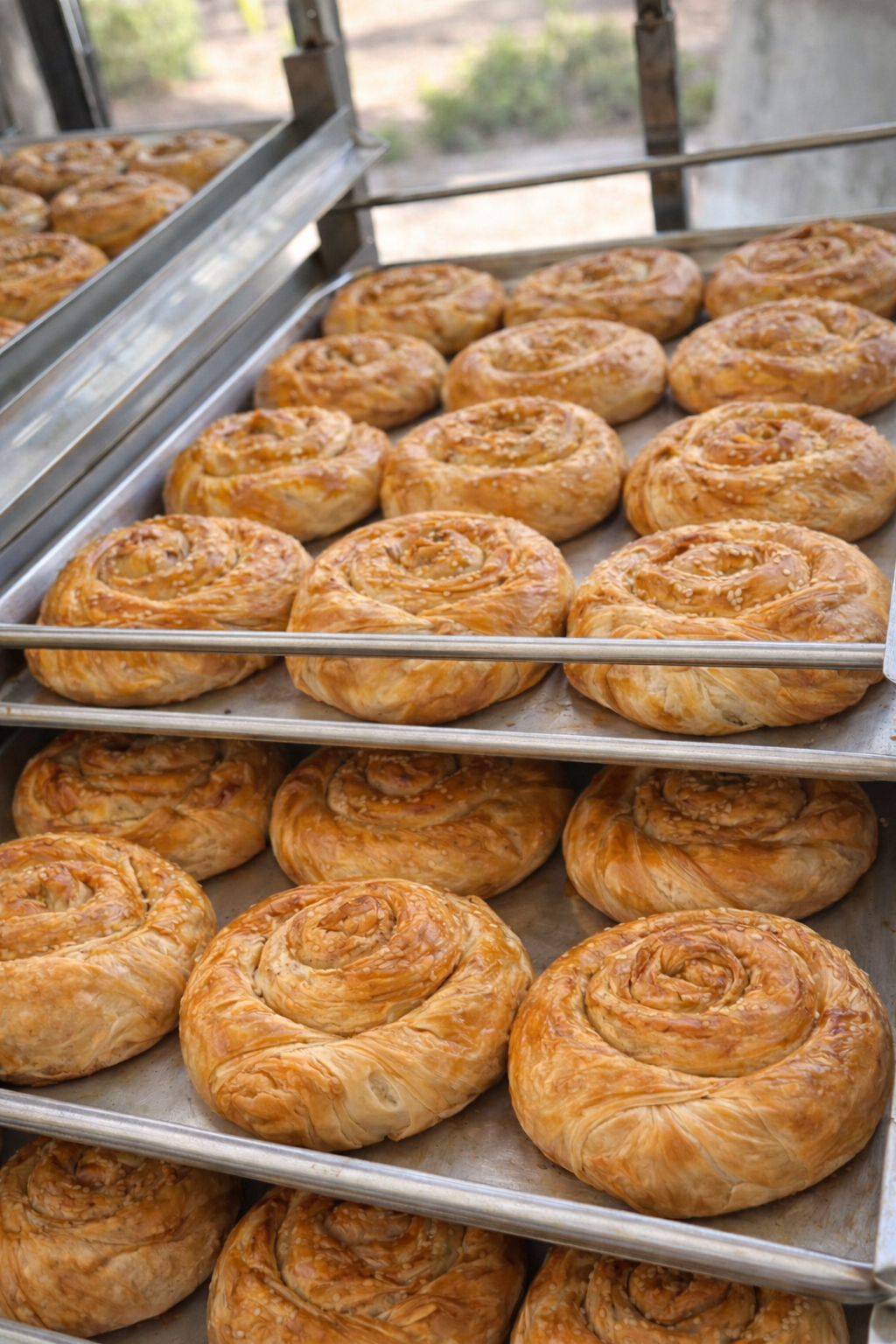 ISPANAKLI GÜL BÖREĞİ (10 Adet)